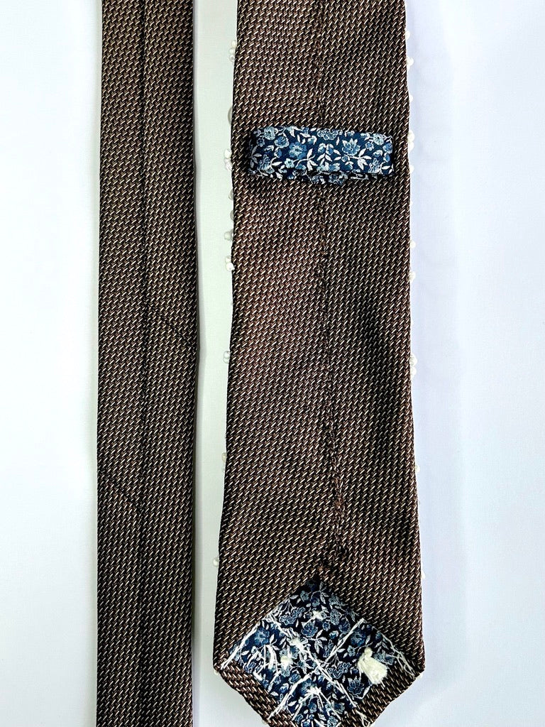 Hand Embroidered Tie