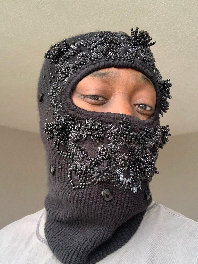 Hand Embroidered Balaclava
