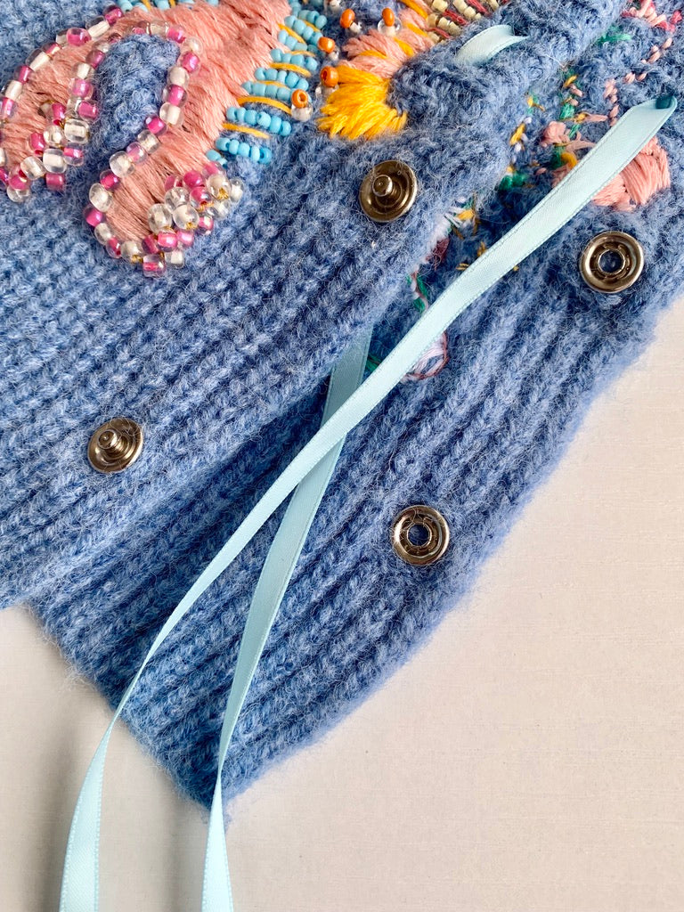 Hand Embroidered Balaclava