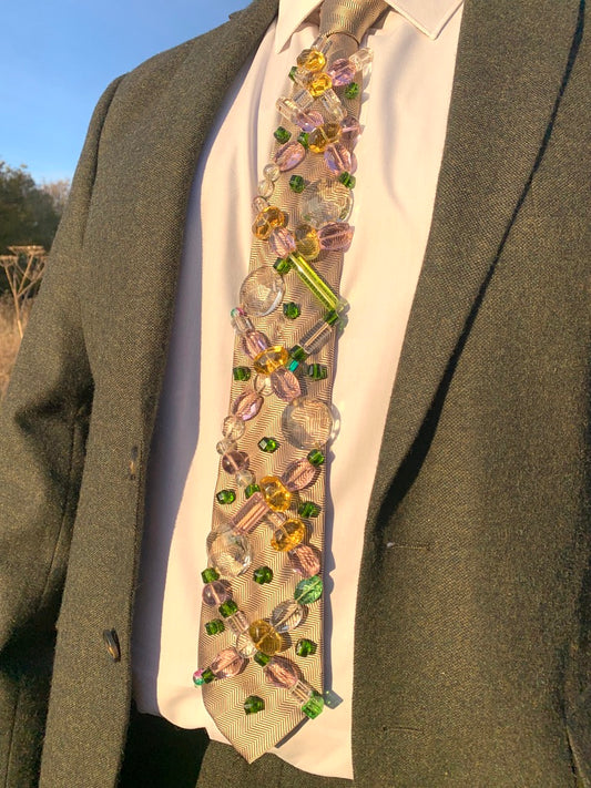 Hand Embroidered Tie