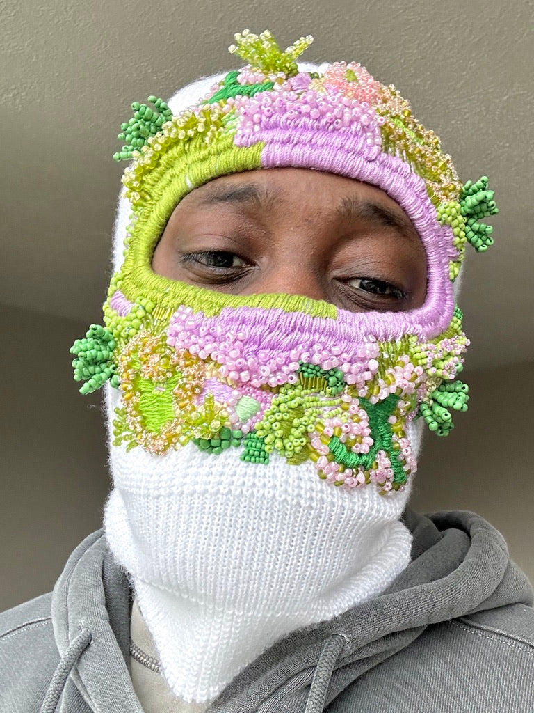 Hand Embroidered Balaclava