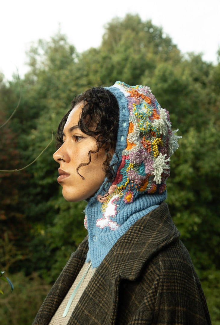 Hand Embroidered Balaclava