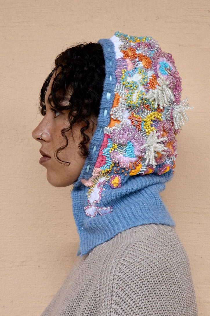 Hand Embroidered Balaclava