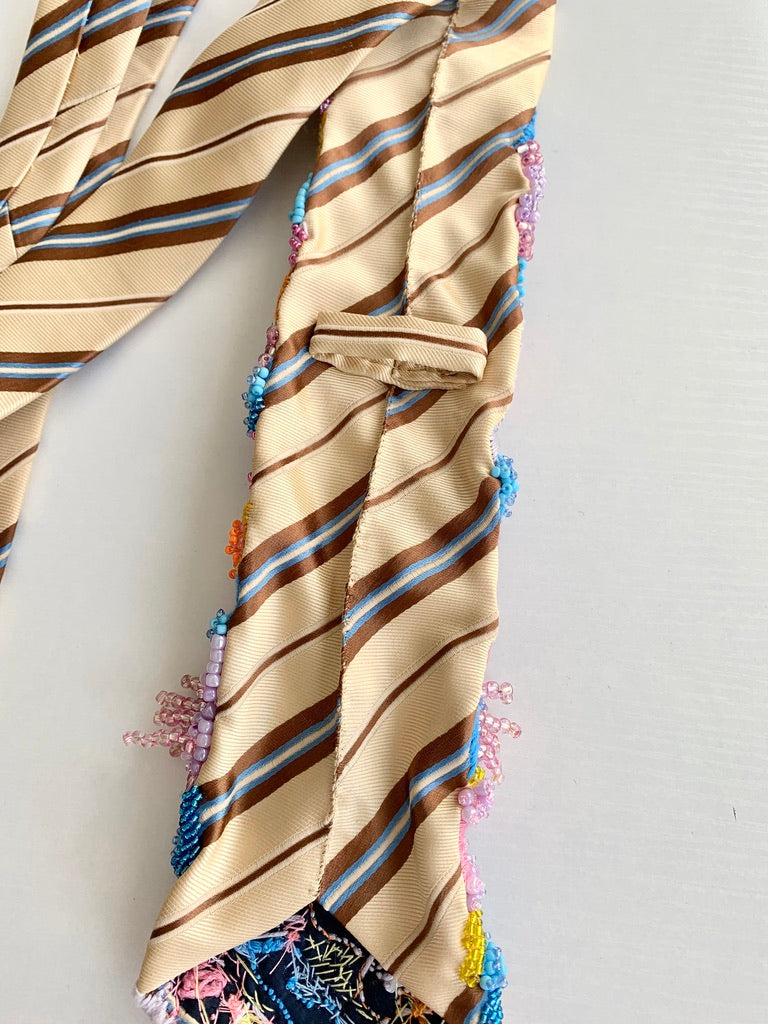 BEADED TIE