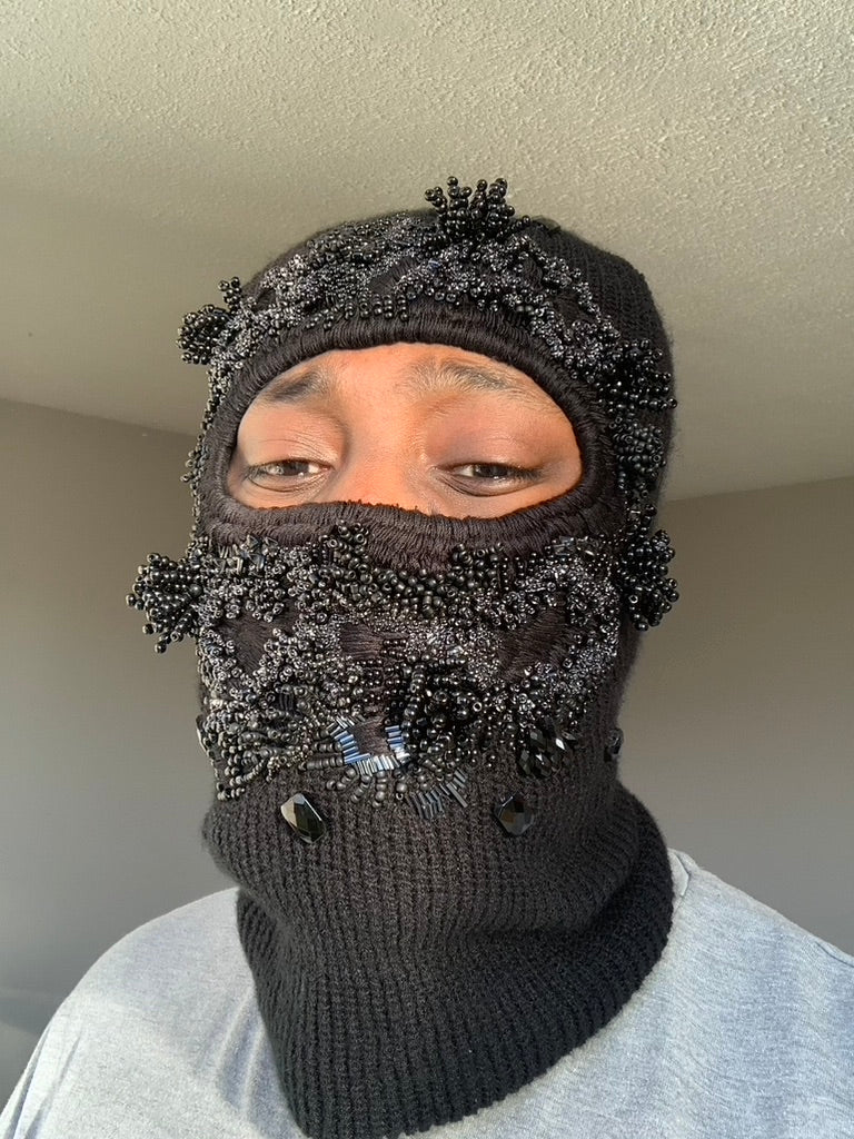 Hand Embroidered Balaclava