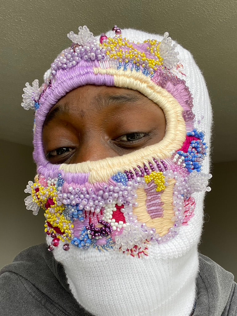 Hand Embroidered Balaclava