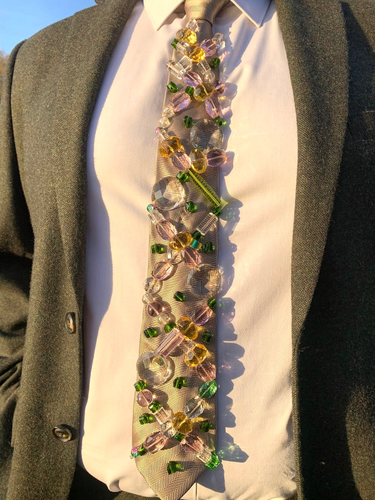 Hand Embroidered Tie