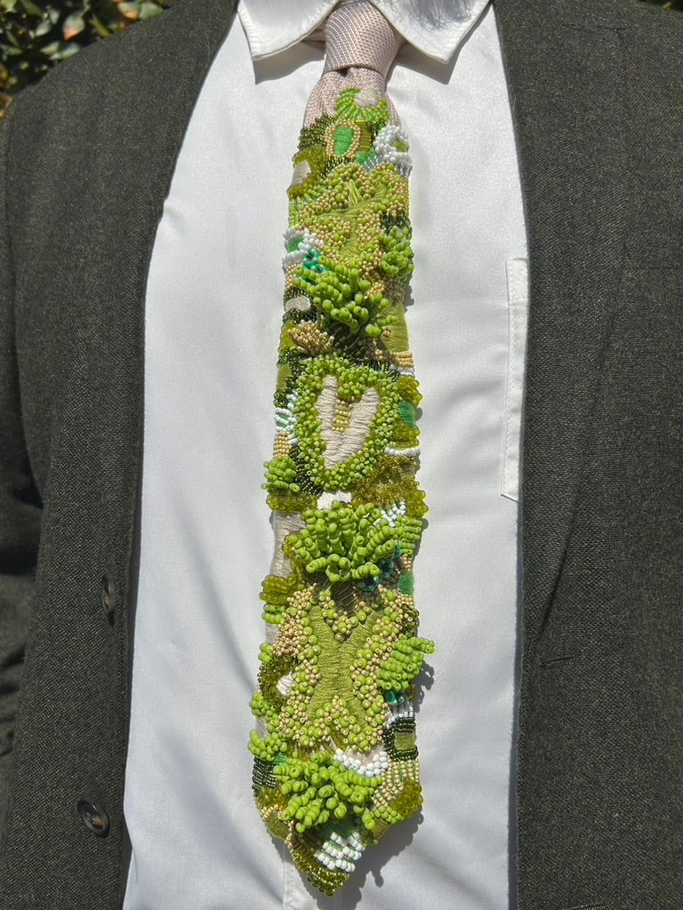 Hand Embroidered Tie