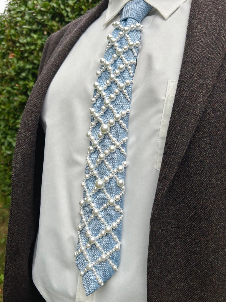 Hand Embroidered Tie