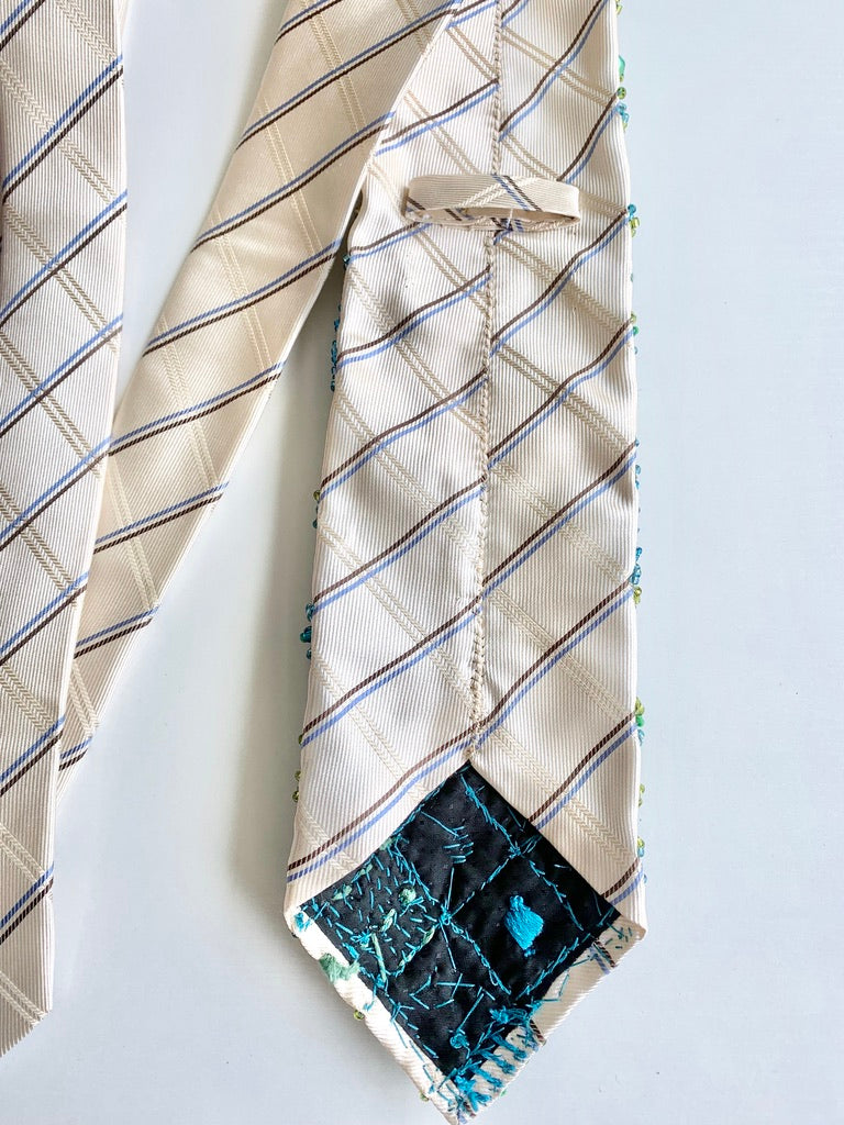 Hand Embroidered Tie