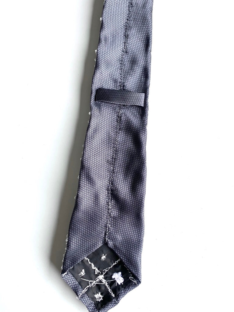 Hand Embroidered Tie