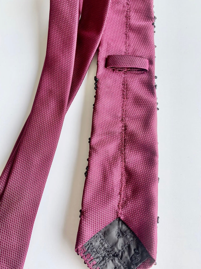 Hand Embroidered Tie