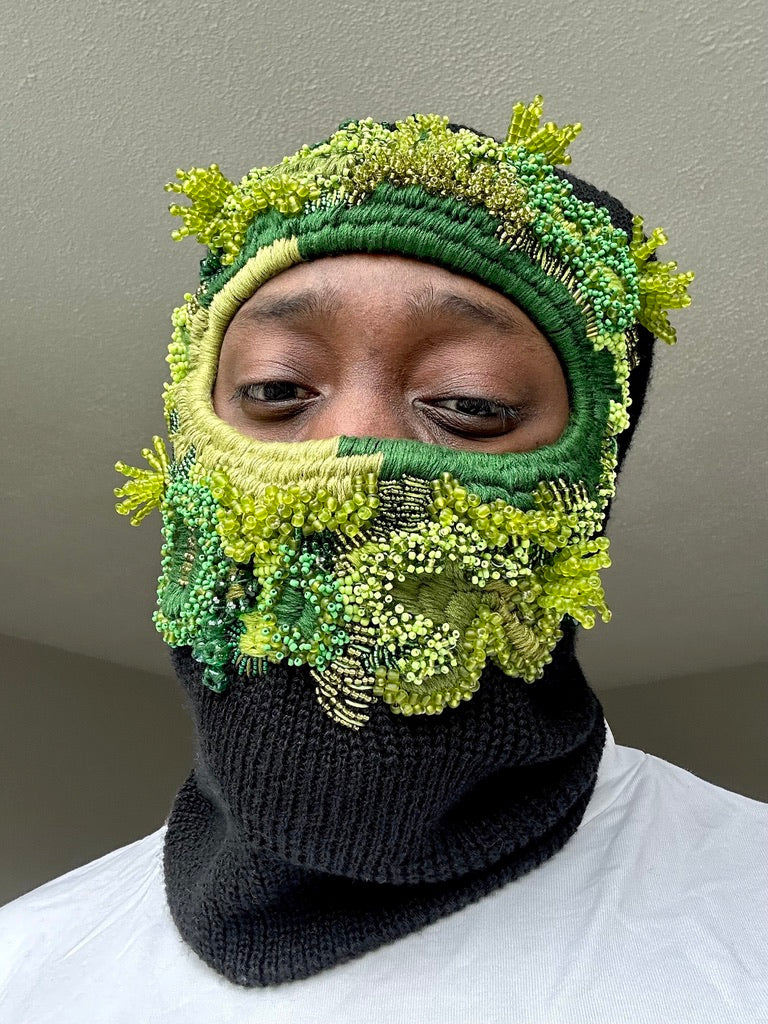 Hand Embroidered Balaclava