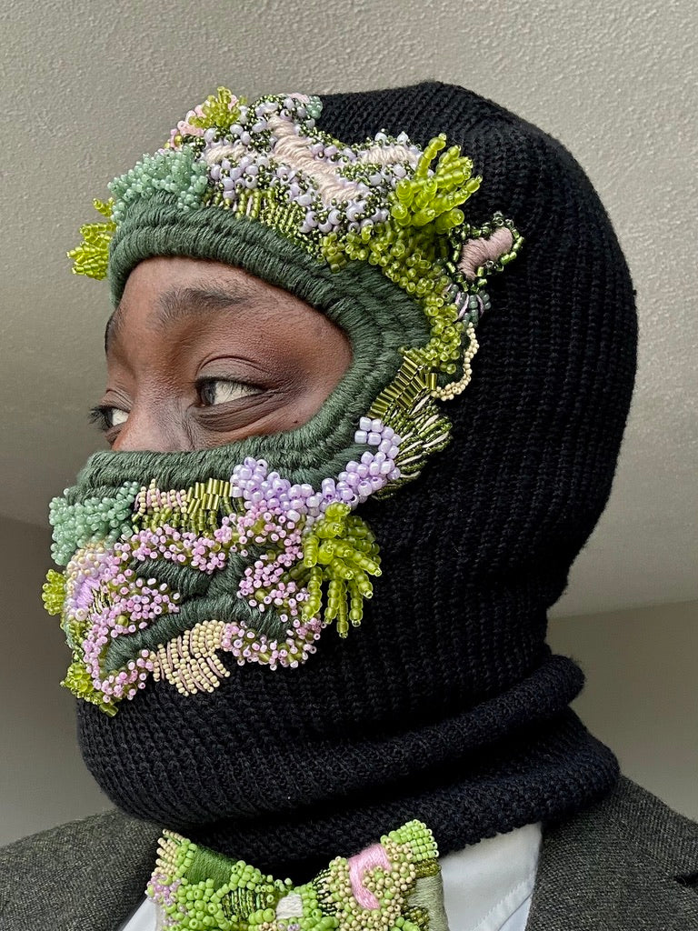 Hand Embroidered Balaclava