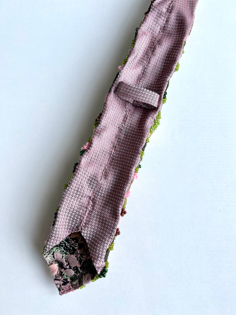 Hand Embroidered Tie